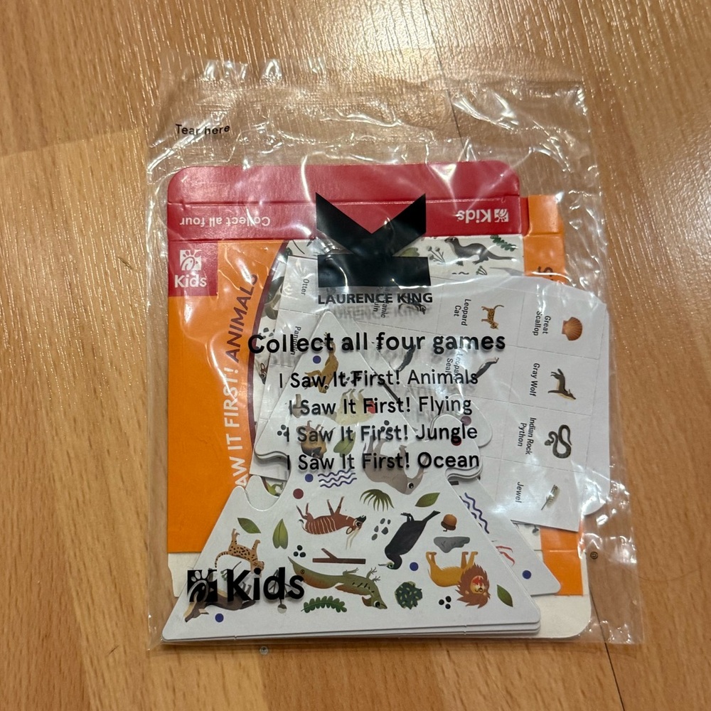 Kids Animal Card Game - I saw it first!
